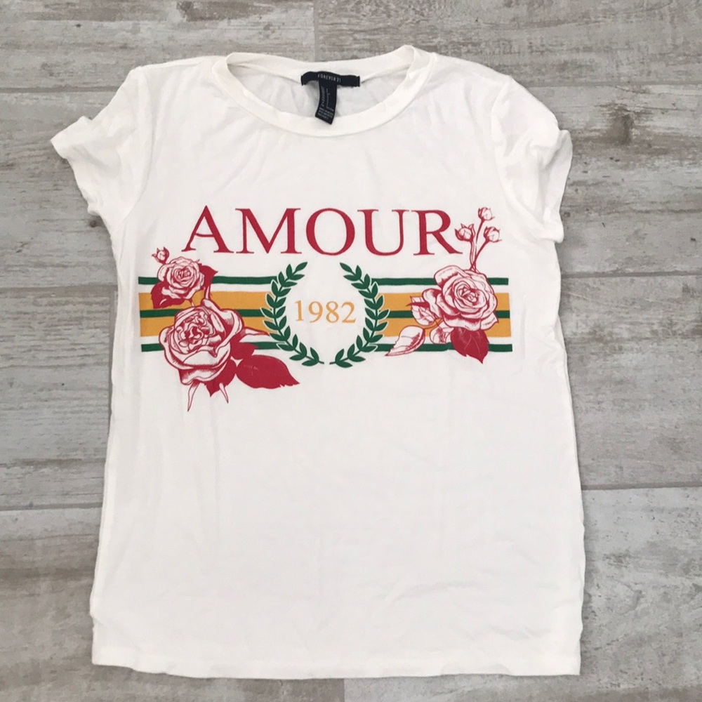 FOREVER 21 “Gucci” Top